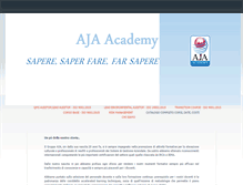 Tablet Screenshot of ajaacademy.com